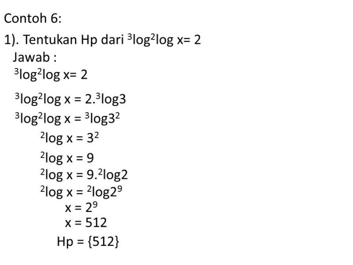 soal persamaan logaritma pdf terbaru