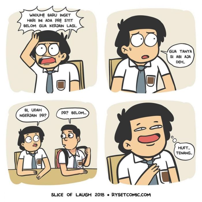 gambar komik tentang sekolah terbaru