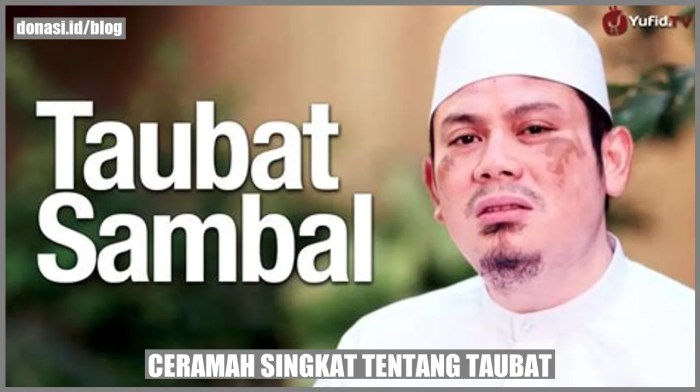 ceramah singkat tentang taubat terbaru