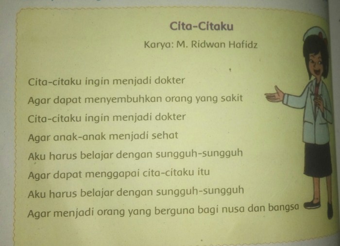 cita puisi citaku dokter