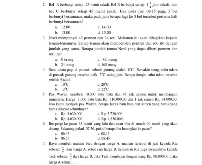 soal soal osn matematika sma terbaru