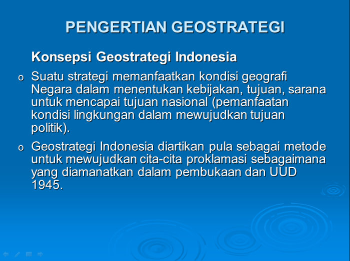 geostrategi dan ketahanan nasional terbaru