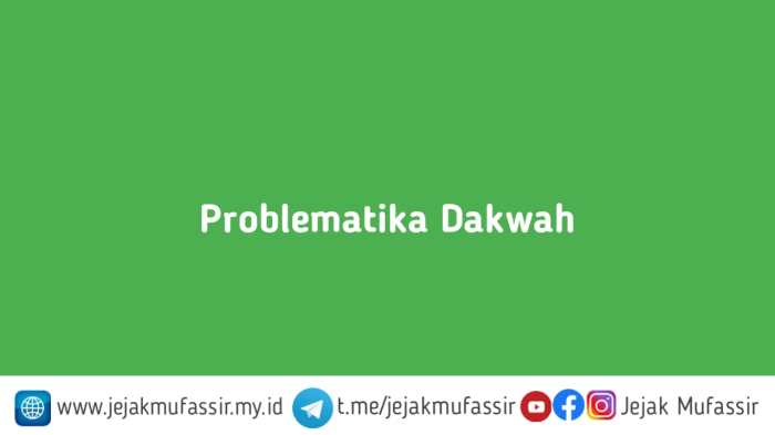 problematika dakwah masa kini