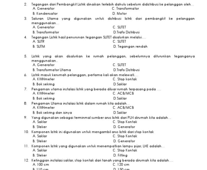 soal pat pjok kelas 6 semester 2 terbaru