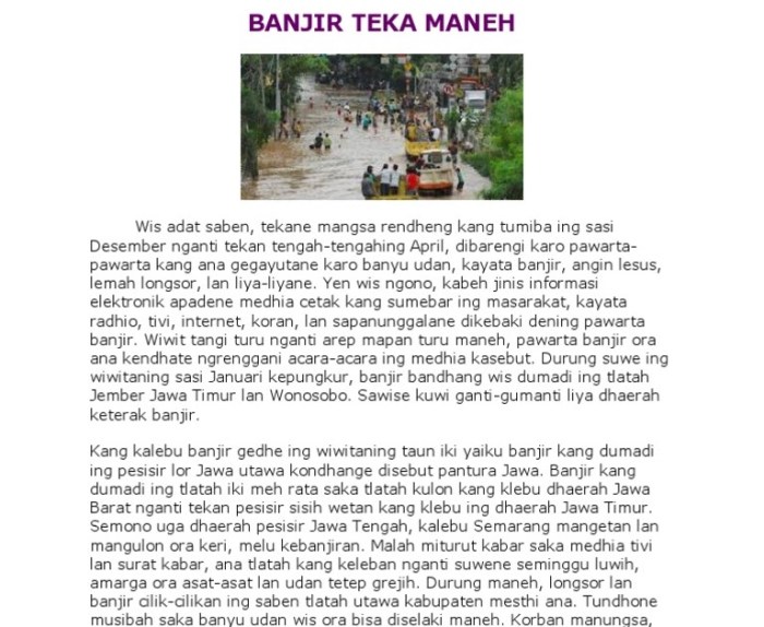 berita bahasa sunda singkat