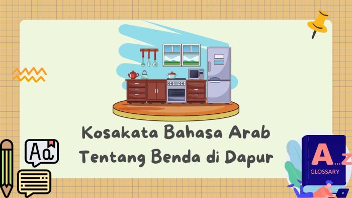 bahasa arab memasak di dapur