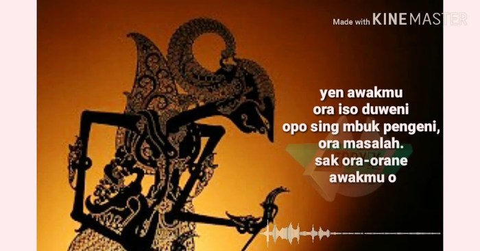 kata kata wayang arjuna bahasa jawa terbaru