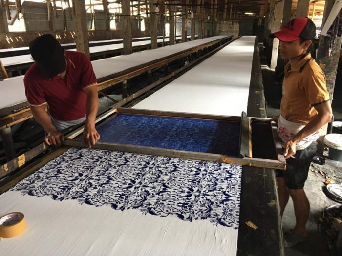 cara membuat batik printing terbaru