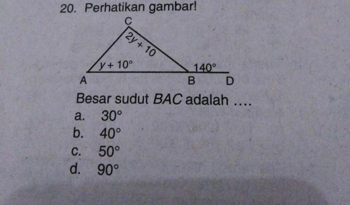 perhatikan gambar besar sudut bac adalah terbaru