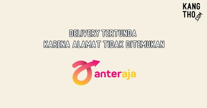 Delivery tertunda karena masalah operasional