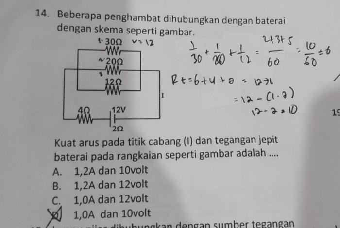 kuat arus i pada rangkaian adalah terbaru