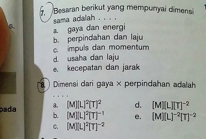 besaran pokok turunan satuan dimensi fisika tabel beserta dimensinya pengertian bentuk markijar cari knowledge