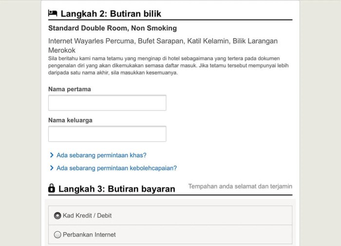 contoh pertanyaan tentang hotel