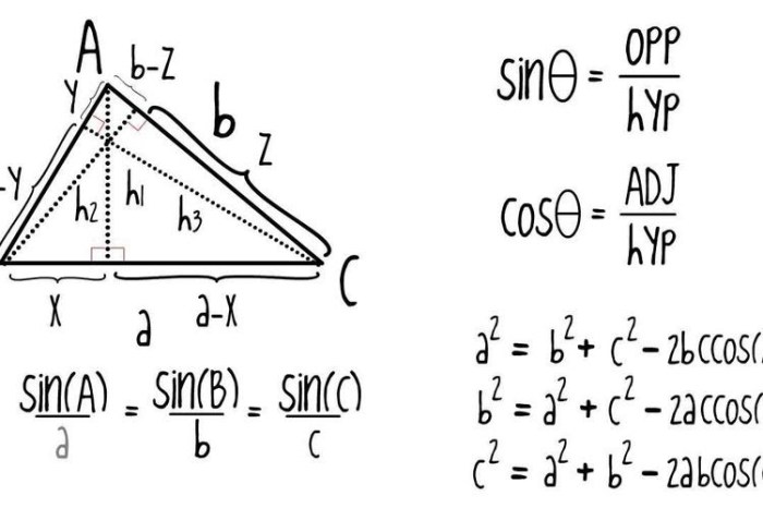 contoh soal aturan sinus dan cosinus terbaru