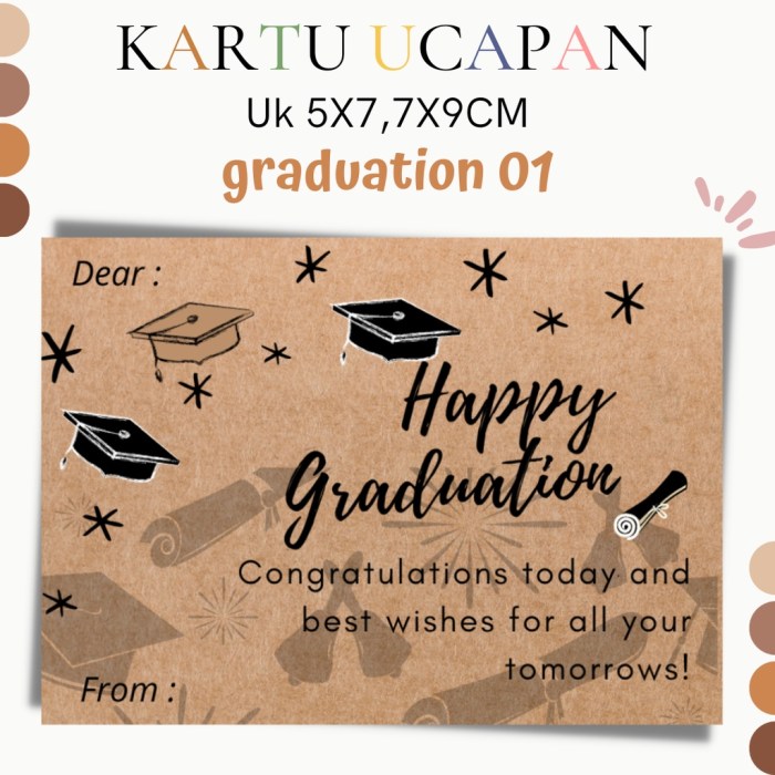 greeting card graduation contoh terbaru