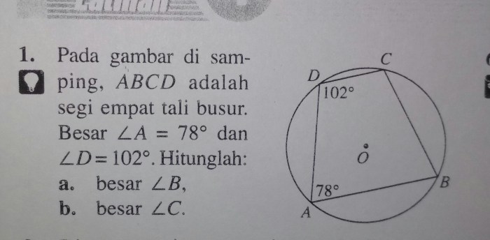 contoh soal segi empat tali busur terbaru