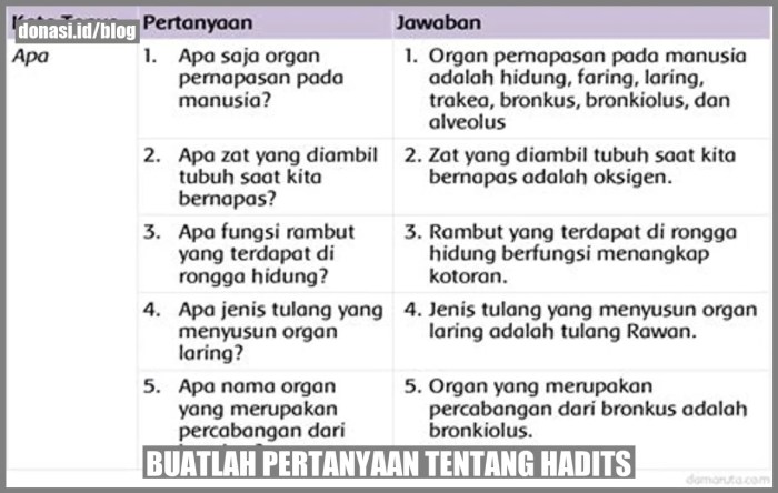 pertanyaan tentang hadits maudhu