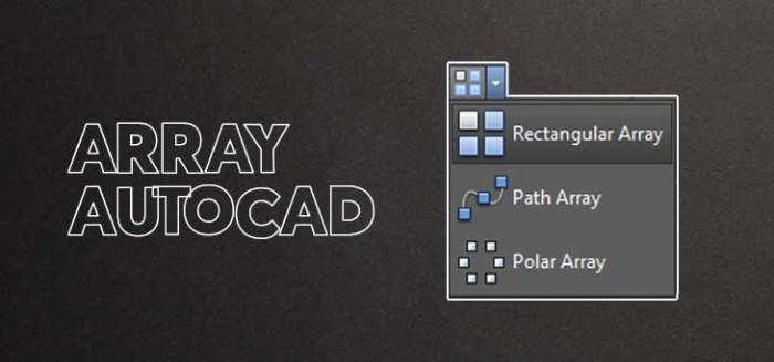 fungsi array pada autocad terbaru