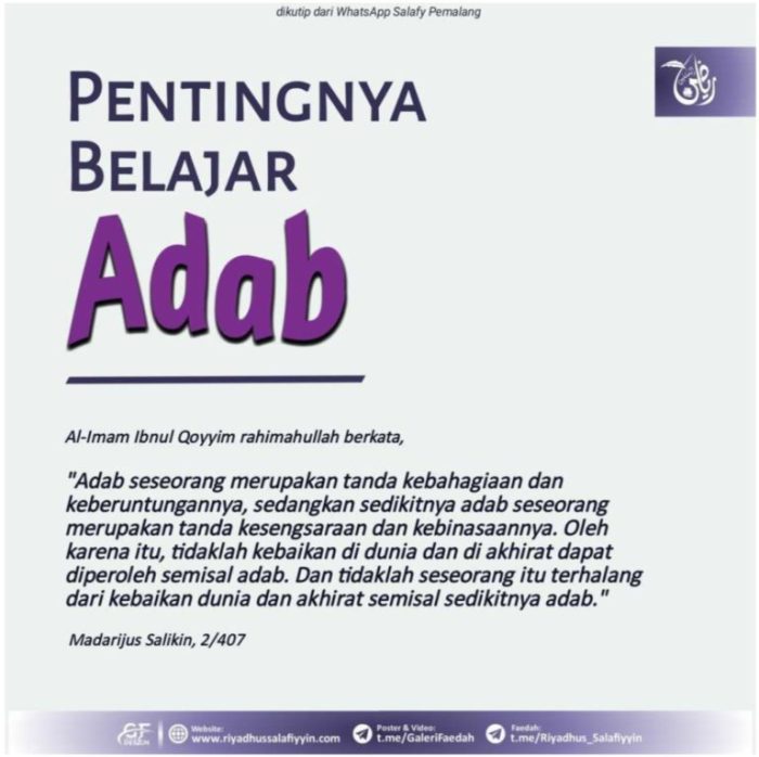 adab ilmu sebelum keutamaan tinggi ulama salaf terhadap banyak kedudukan ketika memandang 09t03 imam dalam