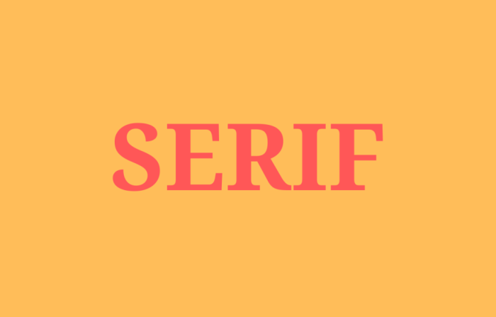 perbedaan serif dan sans serif terbaru