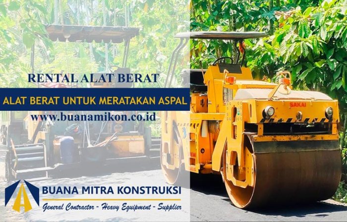 alat berat untuk meratakan aspal terbaru