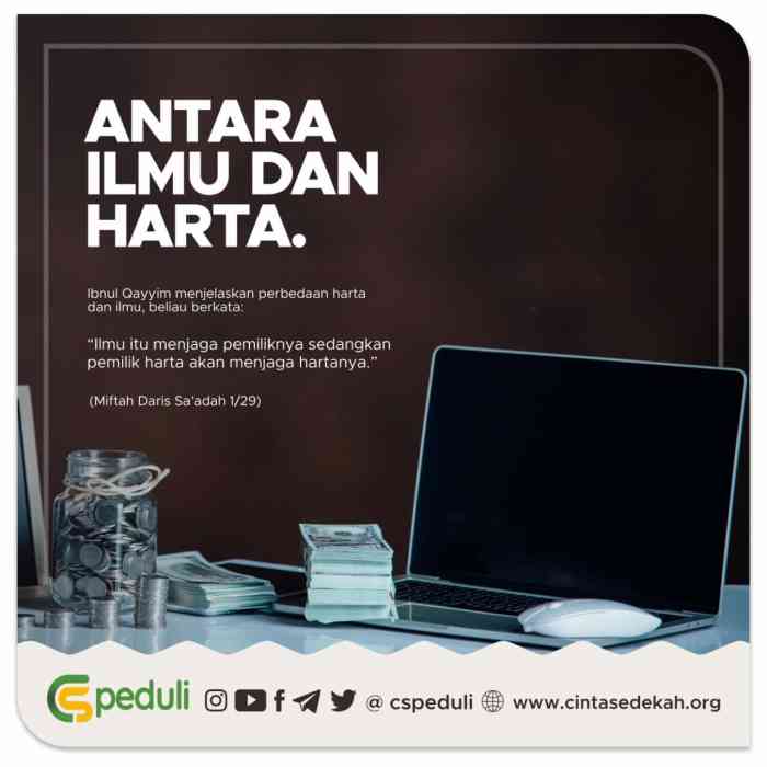 perbedaan ilmu dan harta terbaru