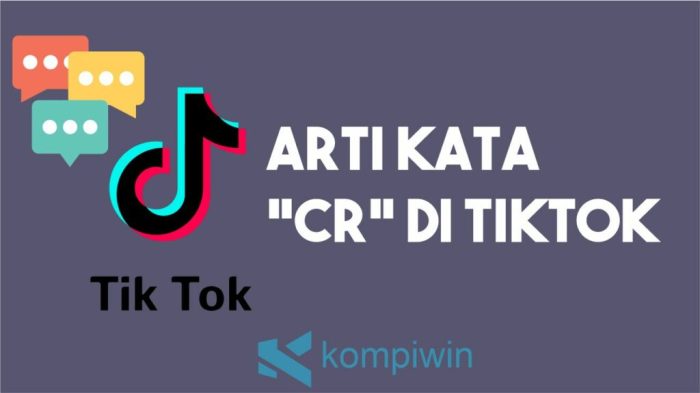 cr adalah singkatan dari