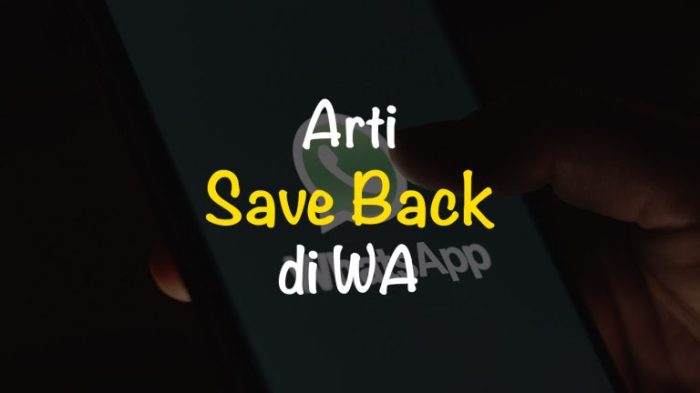 apa arti save di whatsapp terbaru