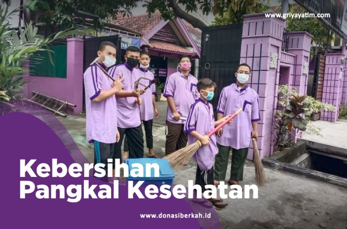 arti kebersihan pangkal kesehatan