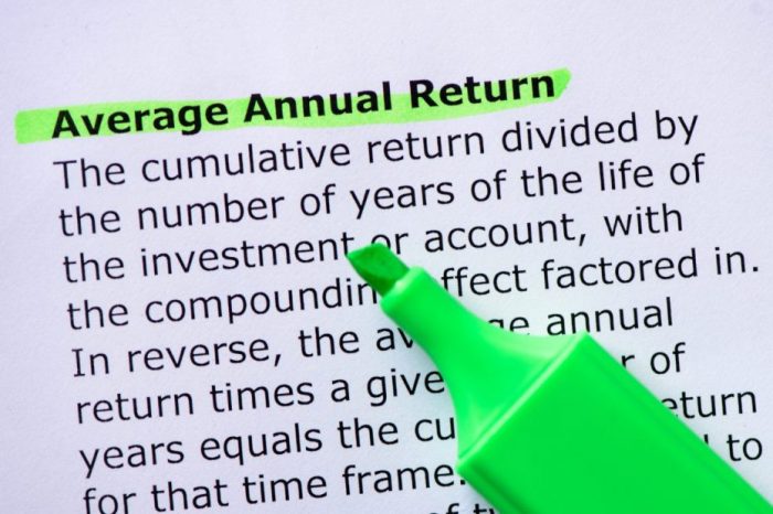 average rate of return adalah