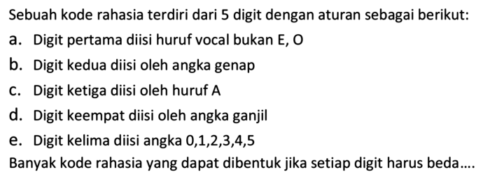 surat sangat rahasia terdiri dari amplop