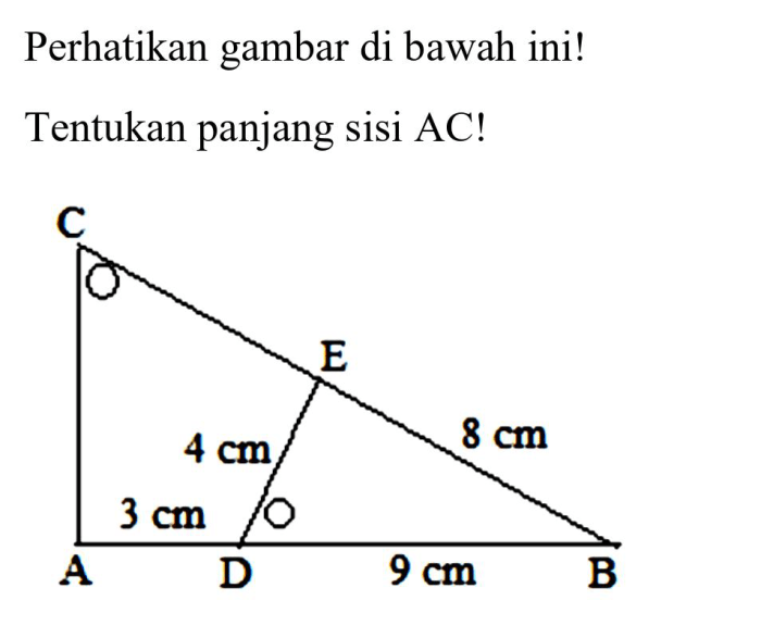 tentukan panjang sisi ac terbaru