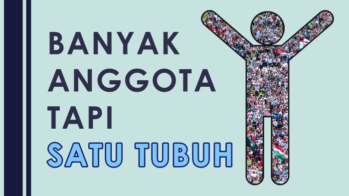 satu tubuh banyak anggota