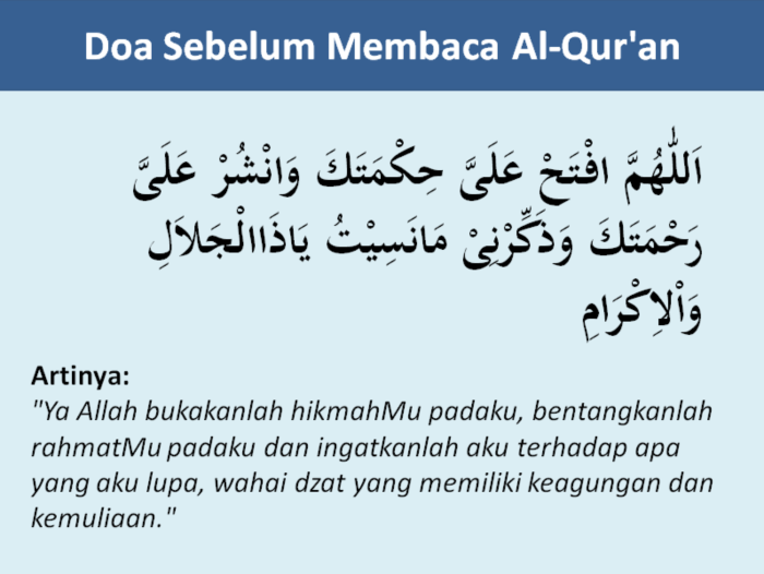 doa setelah baca al quran ldii