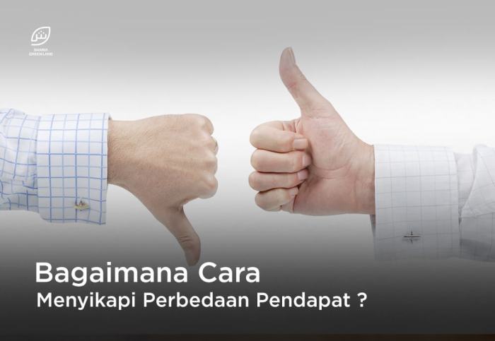 pendapat perbedaan tentangnya syariat tuntunan bagaimana