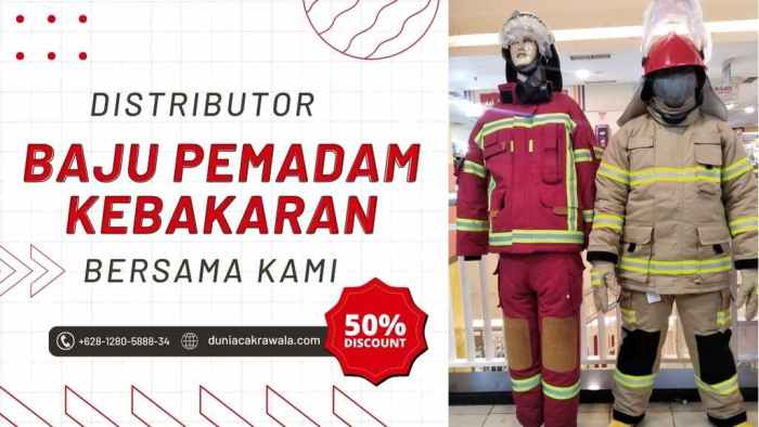 bahan baju pemadam kebakaran