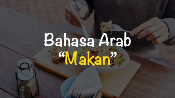 bahasa arabnya makan pagi