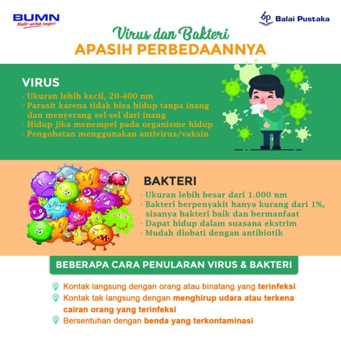 persamaan bakteri dan virus terbaru