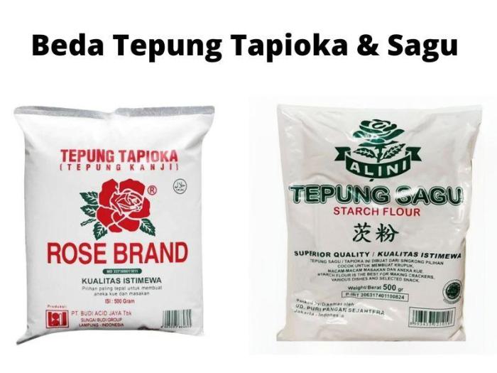 beda tepung beras dan tepung tapioka