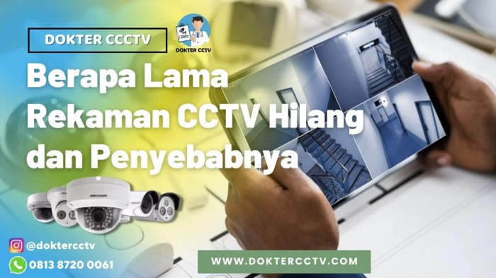 Berapa lama cctv indomaret menyimpan rekaman