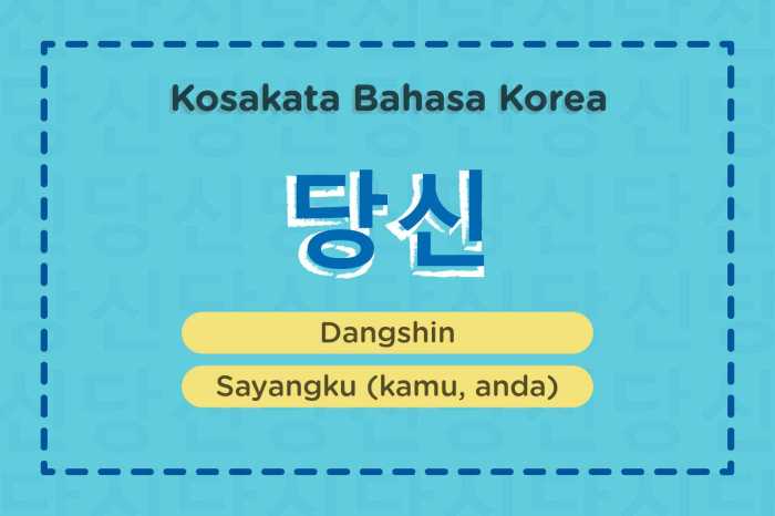 bahasa korea tidak boleh terbaru