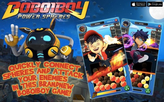 game boboiboy power spheres