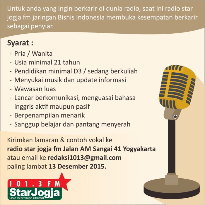 contoh teks penyiar radio terbaru