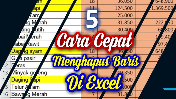 cara menghapus tabel barang terbaru