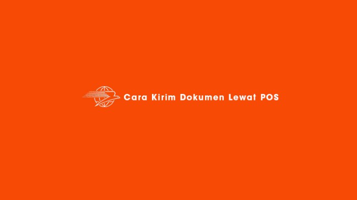 cara kirim dokumen lewat pos terbaru