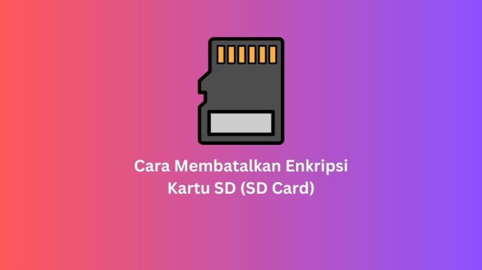 enkripsi kartu sd adalah