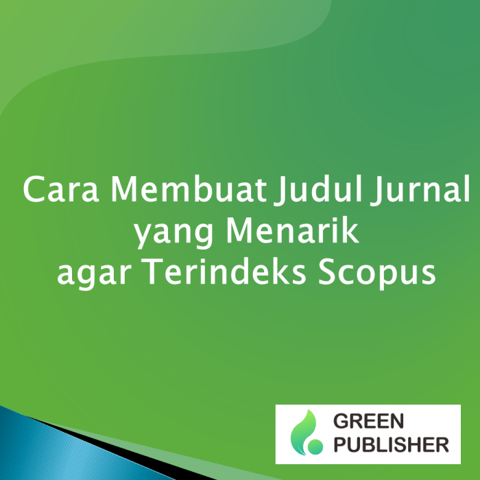 cara membuat judul karya ilmiah