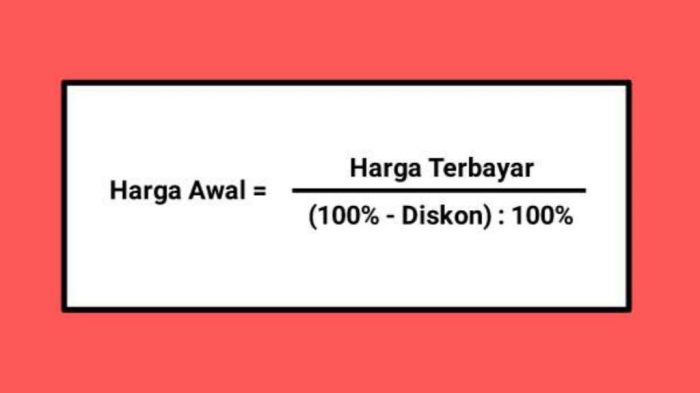 diskon sebelum menghitung rumus matematika