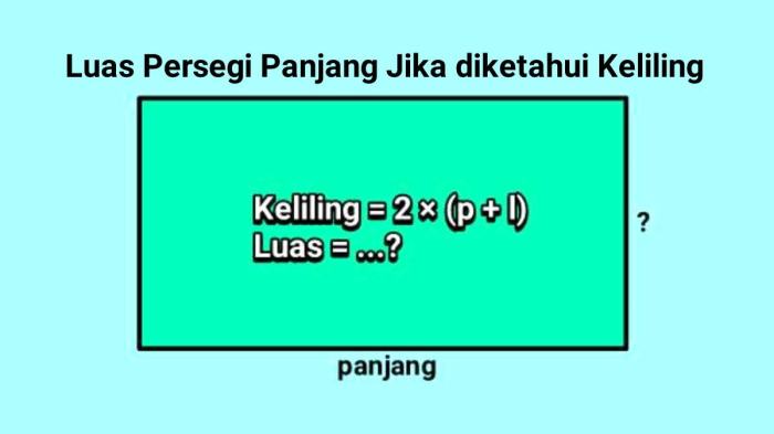 program luas persegi panjang