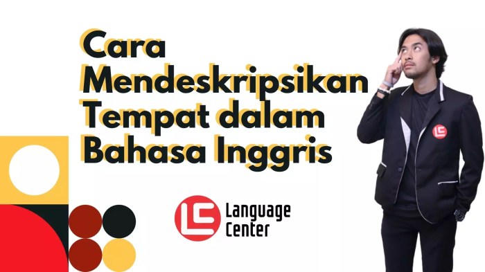 Mendeskripsikan tempat dalam bahasa inggris